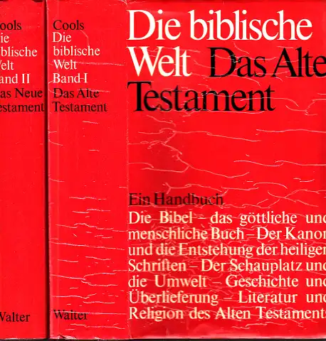 Die biblische Welt erster und zweiter Band - Handbuch zur Heiligen Schrift in zwei Bänden 2 Bücher