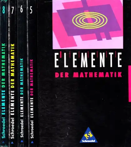 Elemente der Mathematik - 5., 6., 7, 8. Schuljahr 4 Bücher