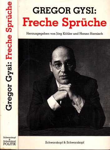 Gregor Gysi Freche Sprüche Nr. 36070 oldthing Varia