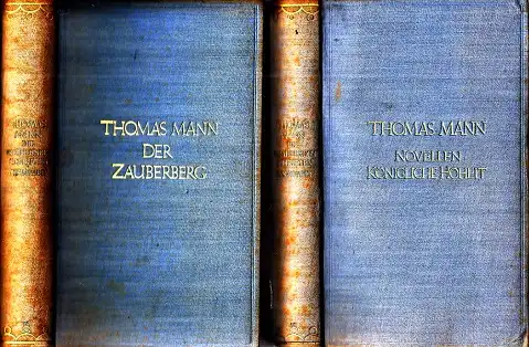 Die erzählenden Schriften in drei Bänden - Bände 2 und 3: Novellen königlicher Hoheit und Der Zauberberg