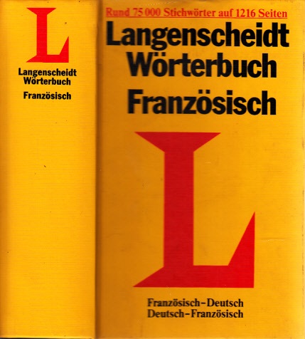 Langenscheidts Schulwörterbuch Französisch-Deutsch - Deutsch ...