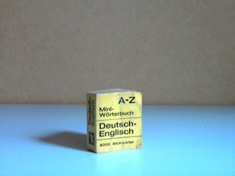 Miniwörterbuch A Z Deutsch Englisch Nr 39810 Oldthing Varia