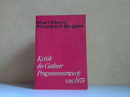 Marx, Karl und Friedrich Engels