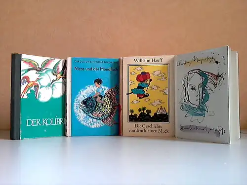 Der Kolibri - Nicos und der Mondfisch - Die Geschichte von dem kleinen Muck - Ob auch der und jener pfeife 4 Bücher