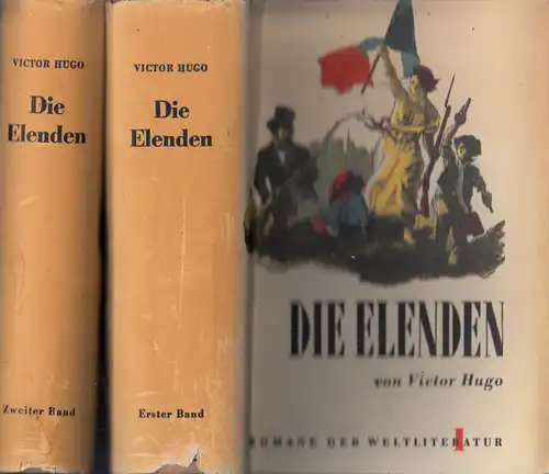 Die Elenden Erster Band und Zweiter Band 2 Bücher