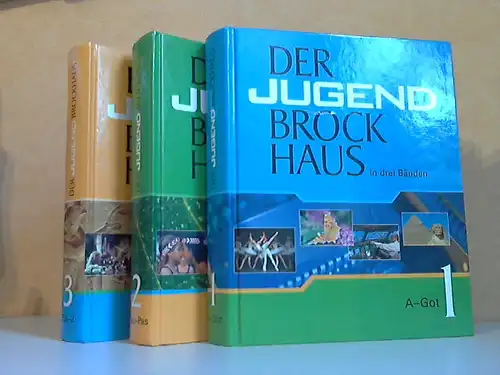 Der Jugend Brockhaus in drei Bänden 3 Bücher
