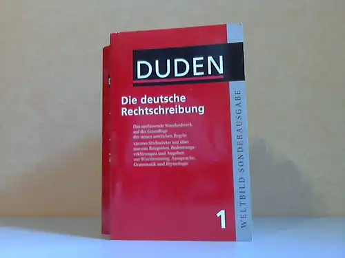 Duden Band 1: Die deutsche Rechtschreibung