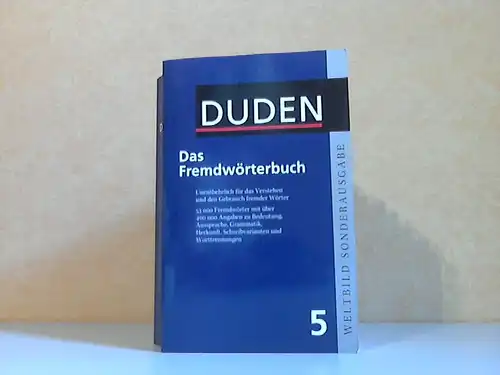 Duden Band 5: Fremdwörterbuch