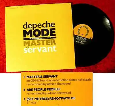 Maxi Depeche Mode: Master and Servant (Limited Edition No. 1357) Mute L12 BONG6
