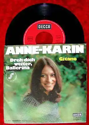 Single Anne Karin: Dreh Dich weiter Ballerina (Decca D 29 217) D 1973