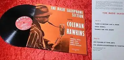 LP Basie Saxophon Section Starring Coleman Hawkins