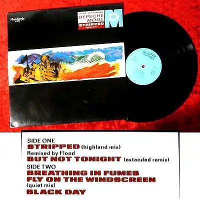 Maxi Depeche Mode: Stripped 5 Track 25 Minutes Single (Mute INT 126.835) D 1986
