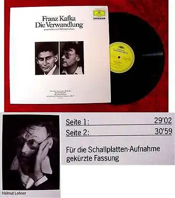 LP Helmut Lohner: Franz Kafka - Die Verwandlung (DGG 2570 024) D 1983