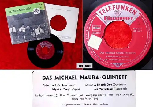 EP Michael Naura Quintett (Telefunken UX 4815) D 1958