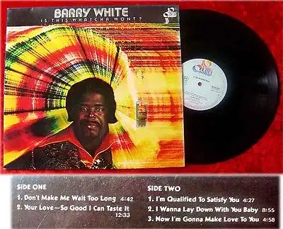 LP Barry White: Is This Whatcha Wont?