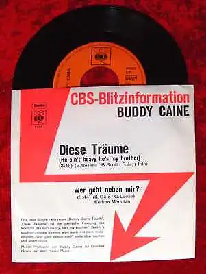 Single Buddy Caine: Diese Träume CBS Blitzinfo 1971