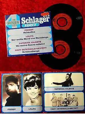 Doppelsingle Die großer Vier - Schlager 1957 (Polydor 2606 048) D 1972