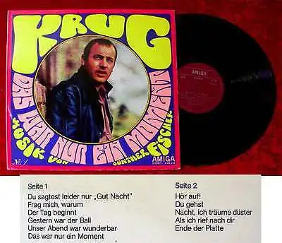 LP Manfred Krug: Das war nur ein Moment (Amiga 855 216) DDR 1971