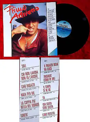 LP Adriano Celentano: Primo Adriano (Teldec 626 406 AP) D 1986