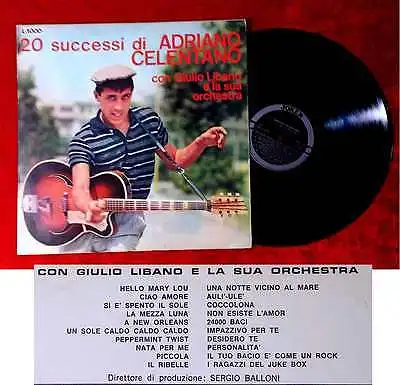 LP Adriano Celentano: 20 Successi di...con Giulio Libano el a sua orchestra 1964