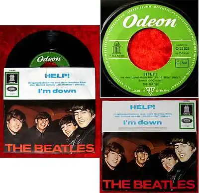 Single Beatles: Help! (Odeon O 23 023) D