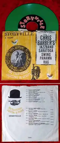 Single Chris Barber´s Jazzband: Saratoga Swing (Storyville A 45043) Green Vinyl