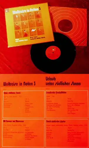 LP Rosy Singers: Weltreise in Noten 3 (BASF CRD 067) D