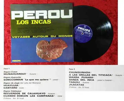 LP Los Incas: Perou (Philips 842 119 PY) Frankreich