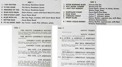 4 Langspielplatten auf dem JAZZTONE Label - Faces of Jazz 1 & 2 Count Basie....