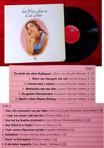 LP Erika Pluhar: Die Wiener Lieder der Erika Pluhar (Telefunken 623100 AS) D 197