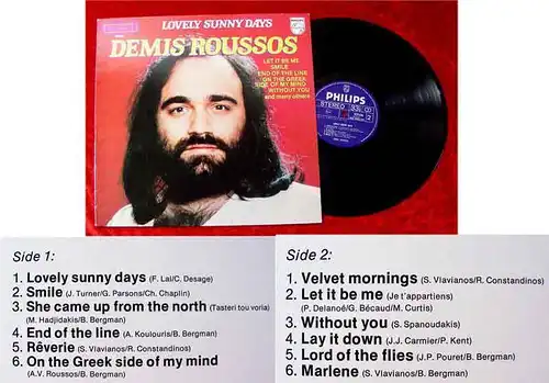 LP Demis Roussos: Lovely Sunny Days