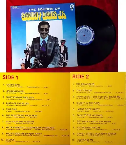 LP Sammy Davis jr.: The Sounds of Sammy (K-Tel NC 433) Canada