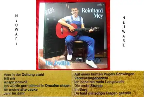 LP Reinhard Mey Die Zwölfte Neuware