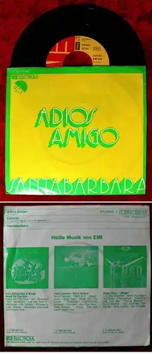 Single Santabarbara: Adios Amigo (EMI 1C 006-21 092) D 1974