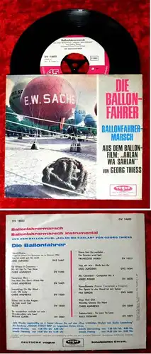 Single Ballonfahrer: Ballonfahrer-Marsch (Vogue DV 14603) D 1967  - rar!!!
