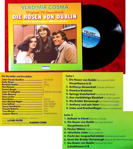 LP Rosen von Dublin - TV Soundtrack - Vladimir Cosma  (Teldec 625573 AP) D 1983