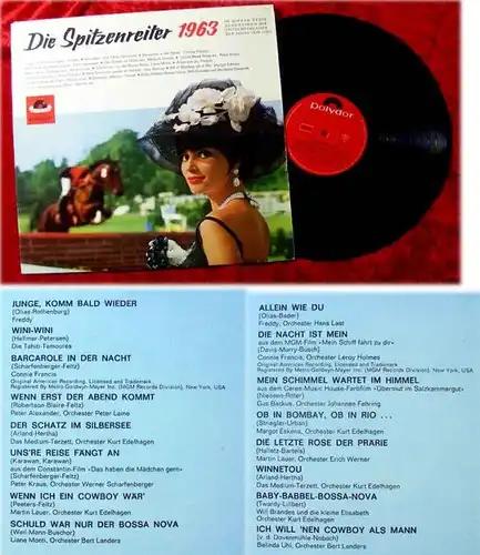 LP Spitzenreiter 1963 Polydor Peter Kraus Gus Backus Co