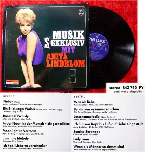 LP Anita Lindblom: Musik (S)exklusiv (1965)