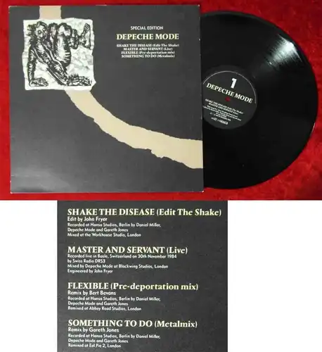 Maxi Depeche Mode: Shake The Disease - Special Edition (Mute L12 Bong8) 1985