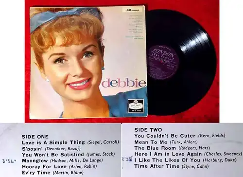 LP Debbie Reynolds: Debbie (London HA-D 2200) UK 1959
