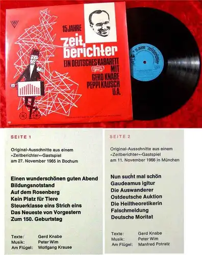 LP Die Zeitberichter - ein deutsches Kabarett