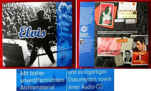 Buch im Schuber ELVIS 1935 - 1977 mit Audio CD (2002) seltenes Archivmaterial