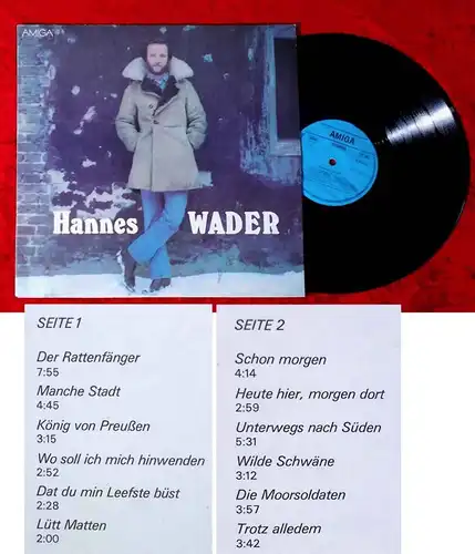 LP Hannes Wader (Amiga 855 635) DDR 1978