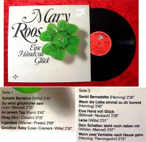 LP Mary Roos: Eine Handvoll Glück (Telefunken)