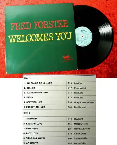 LP Fred Forster: Welcomes You (Happy HR 2201) D