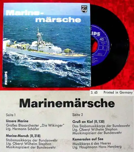 EP Marinemärsche (Philips 423 516 PE) D 1965
