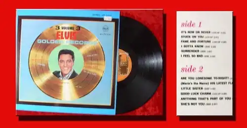 LP Elvis Presley: Elvis'Golden Records Vol. 3