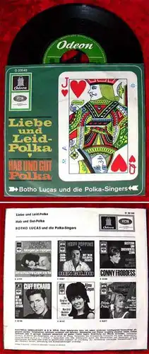 Single Botho Lucas Chor: Liebe und Leid Polka (Odeon O 23 140) D 65