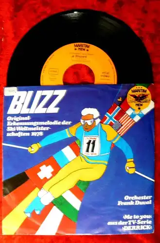 Single Frank Duval: Blizz / Me to you ("Derrick") (Maritim New 11 854) D 1978