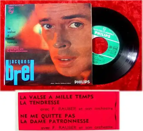 EP Jacques Brel La Valse a mille temps + 3